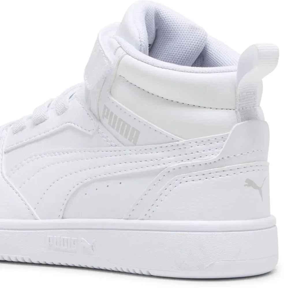 Кроссовки детские Rebound V6 Mid AC+ PS, Puma, белый — фото 2