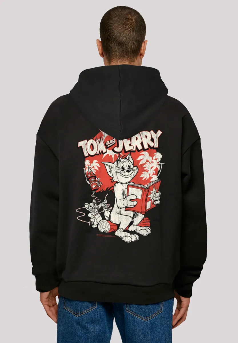 

Толстовка F4NT4STIC "Tom And Jerry Rocket Prank", принт, черный