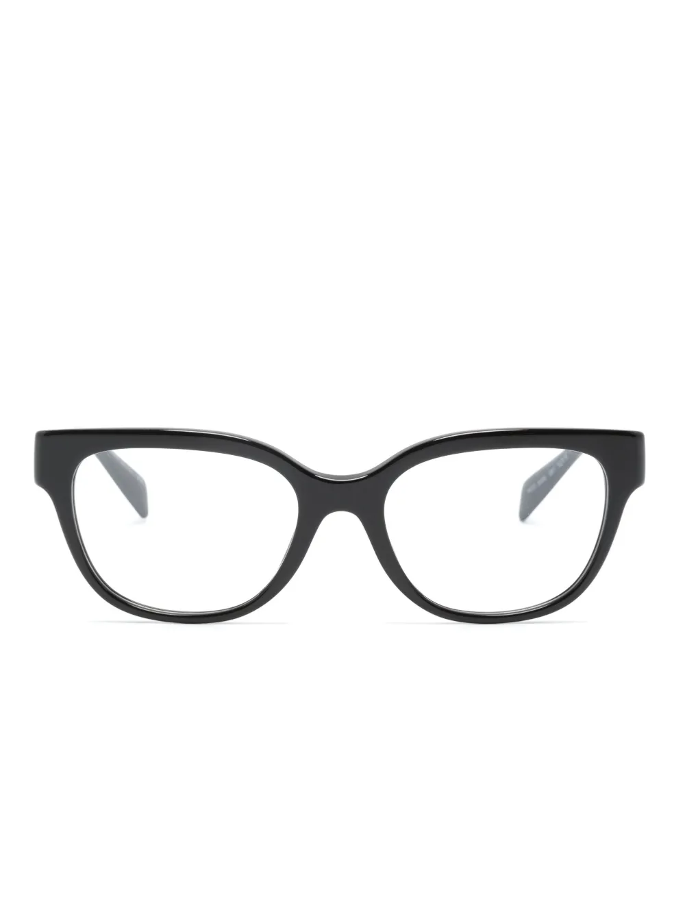 

Очки в круглой оправе с декором Greca Versace Eyewear, черный