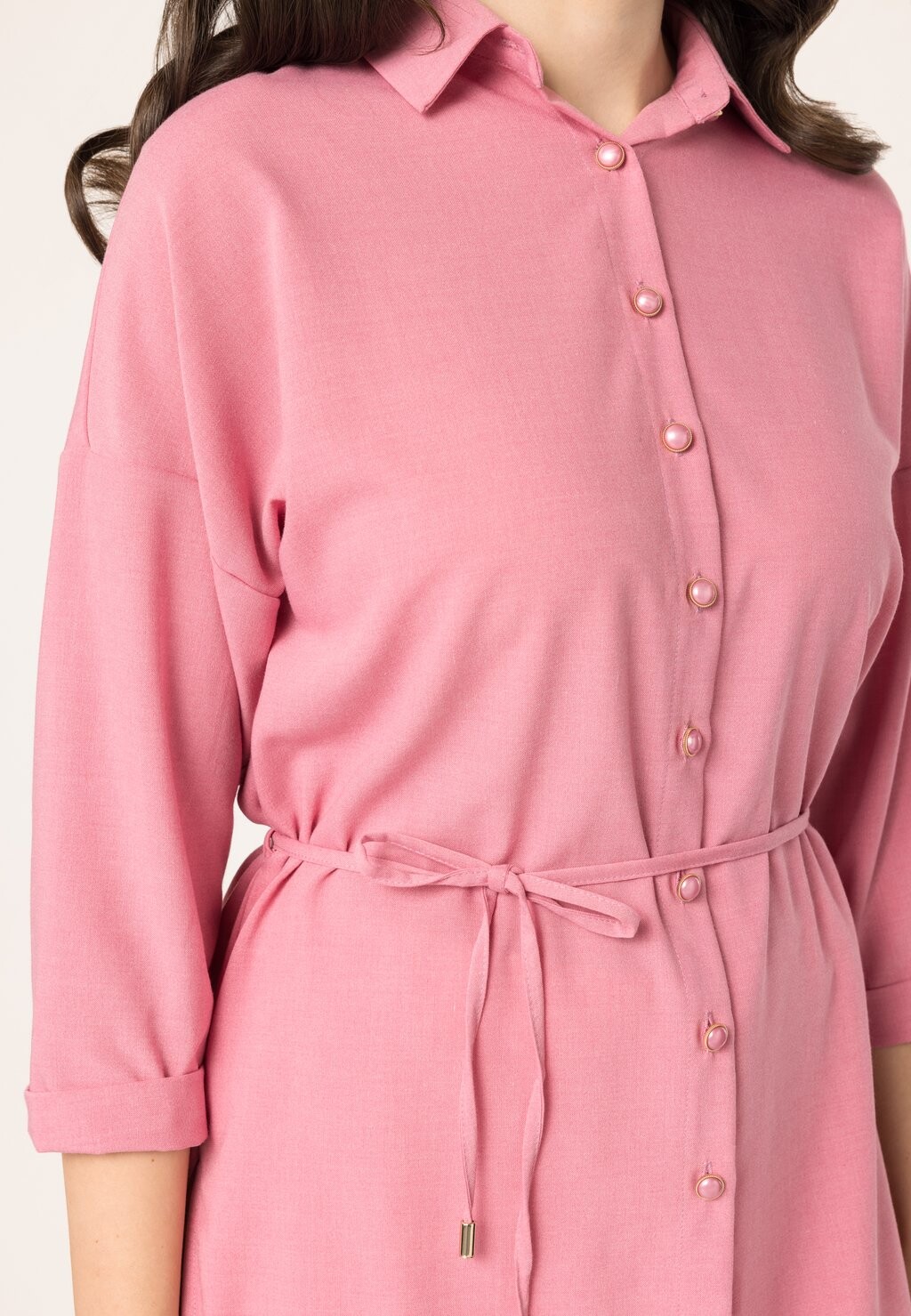 

Блузка на пуговицах QUIOSQUE, цвет Mottled Light Pink