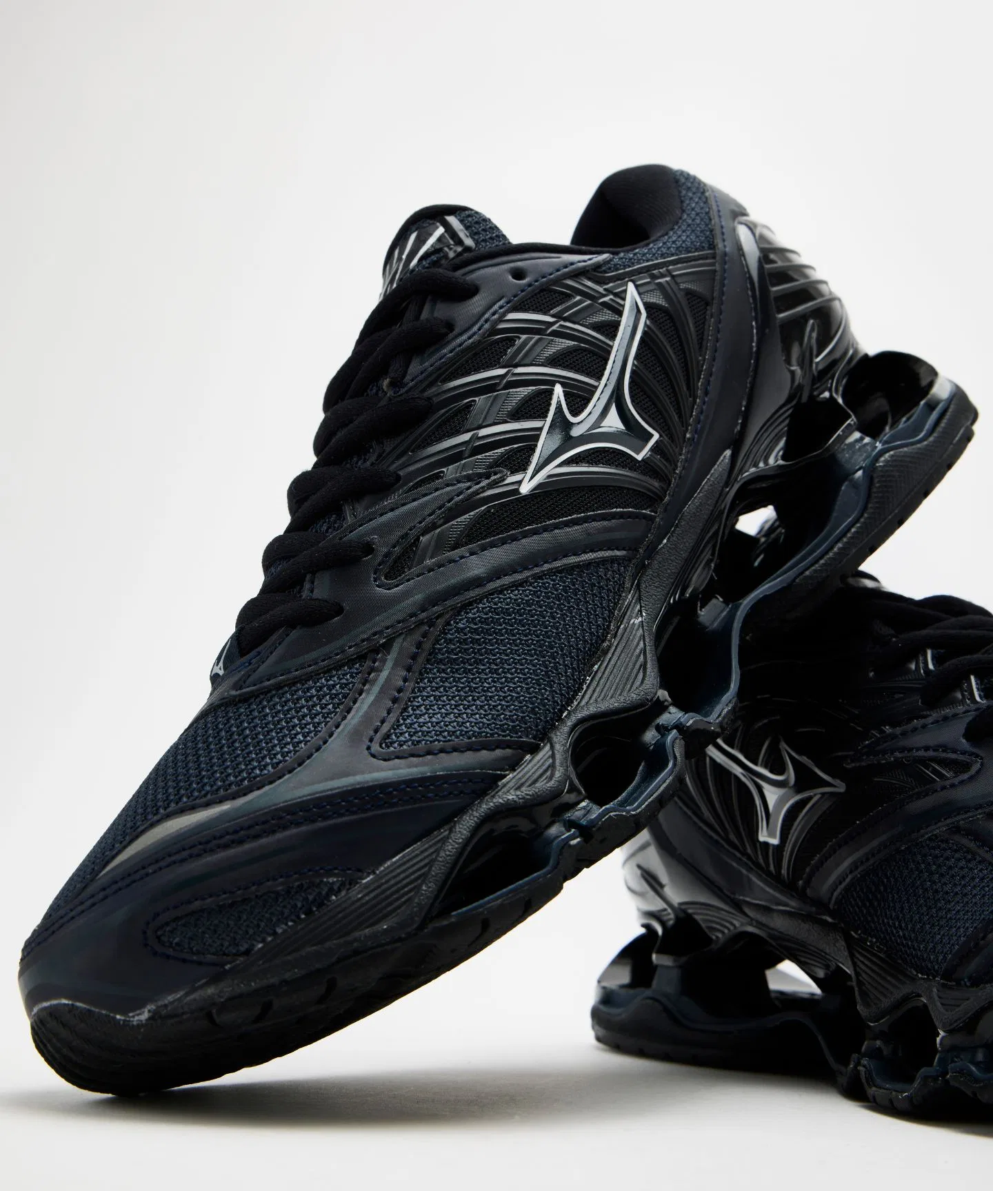 Мужские кроссовки MIZUNO WAVE PROPHECY LS чёрные — фото 3