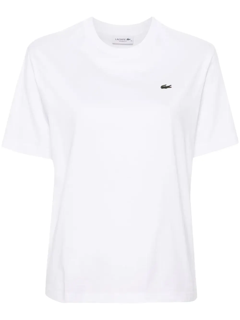 

Футболка с нашивкой-логотипом Lacoste, белый