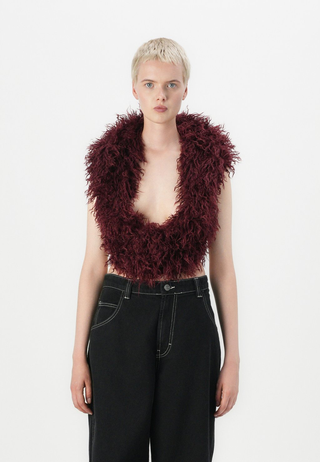 

Блуза BACKLESS MULTI WAY - Top Jaded London, бургундия