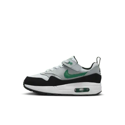 

Кроссовки Nike Air Max 1 EasyOn, цвет White/Pure Platinum/Black/Stadium Green