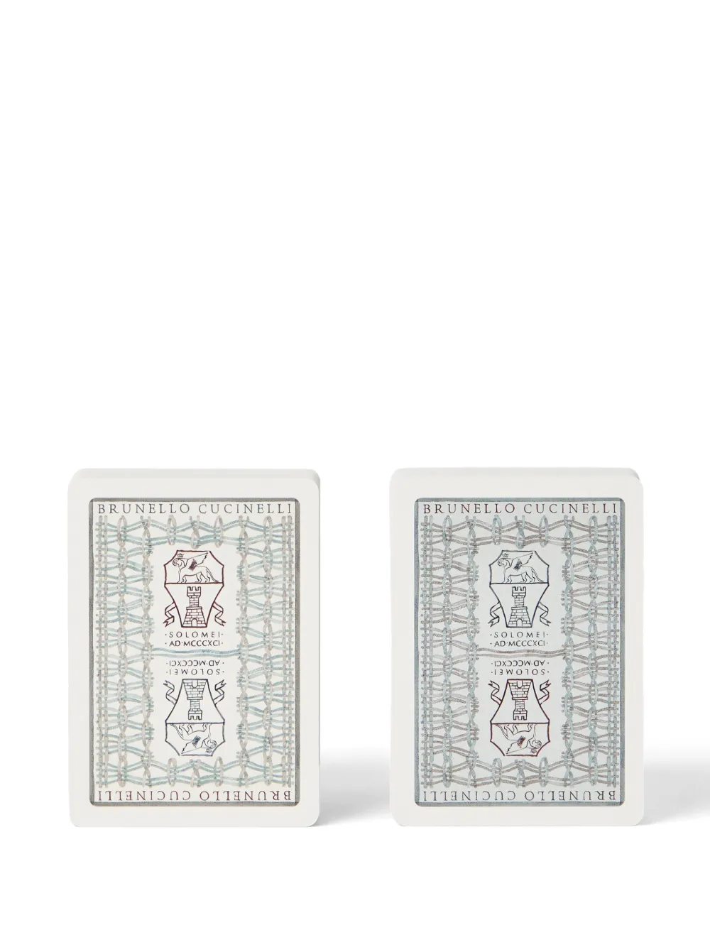 

Игральные карты Brunello Cucinelli, коричневый