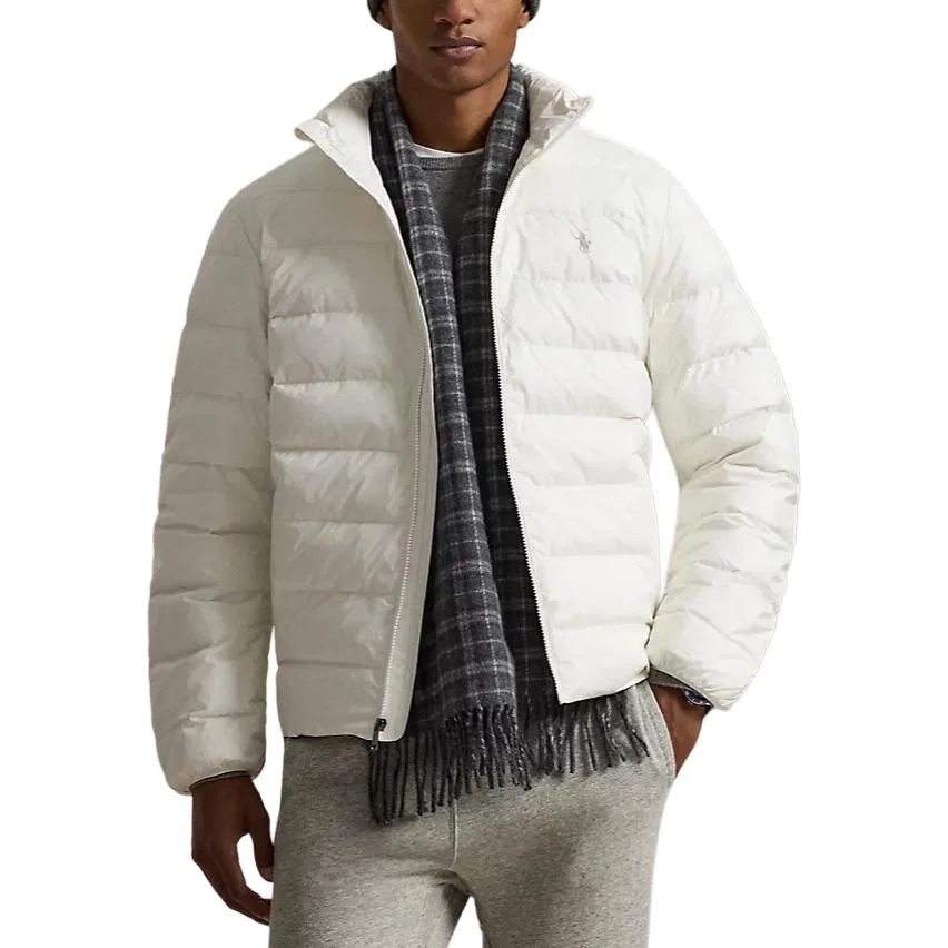 Пуховик Padded-Design Jacket Polo Ralph Lauren белый — фото 4