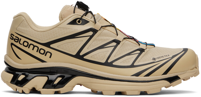 

Бежевые кроссовки XT-6 GORE-TEX Salomon, Safari/Safari/Black, Бежевый, Бежевые кроссовки XT-6 GORE-TEX Salomon, Safari/Safari/Black