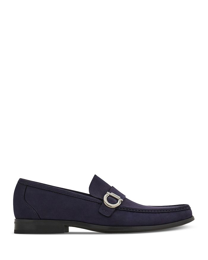 

Мужские лоферы Gancini из замши FERRAGAMO, синий