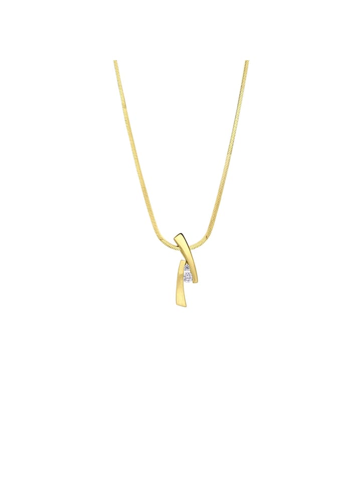 

Lucardi Асимметричное колье из серебра 925 пробы