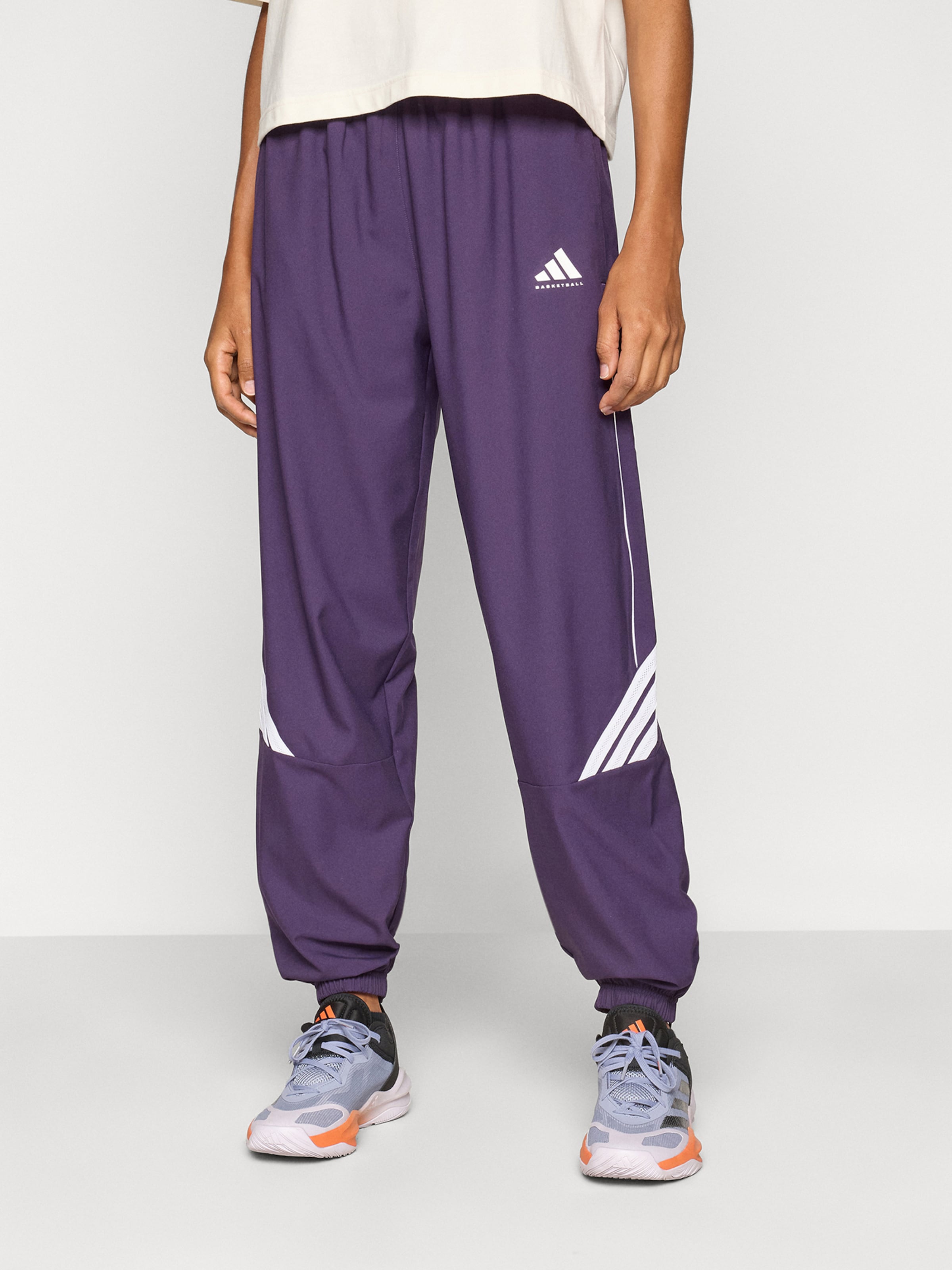 Adidas Originals Textil Узкие спортивные брюки 'CRAZYLITE' в фиолетовом цвете — фото 2