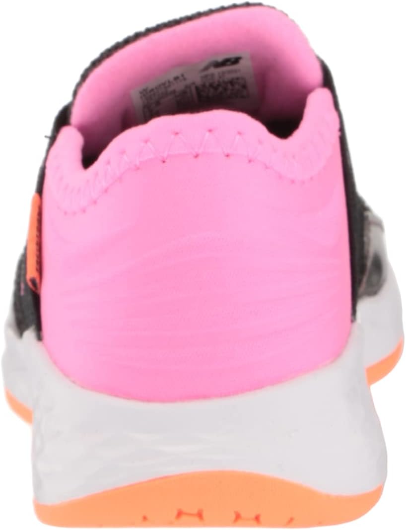 Кроссовки New Balance Unisex Baby Fresh Foam Roav V1 на шнуровке, черный/оранжевый/розовый — фото 3