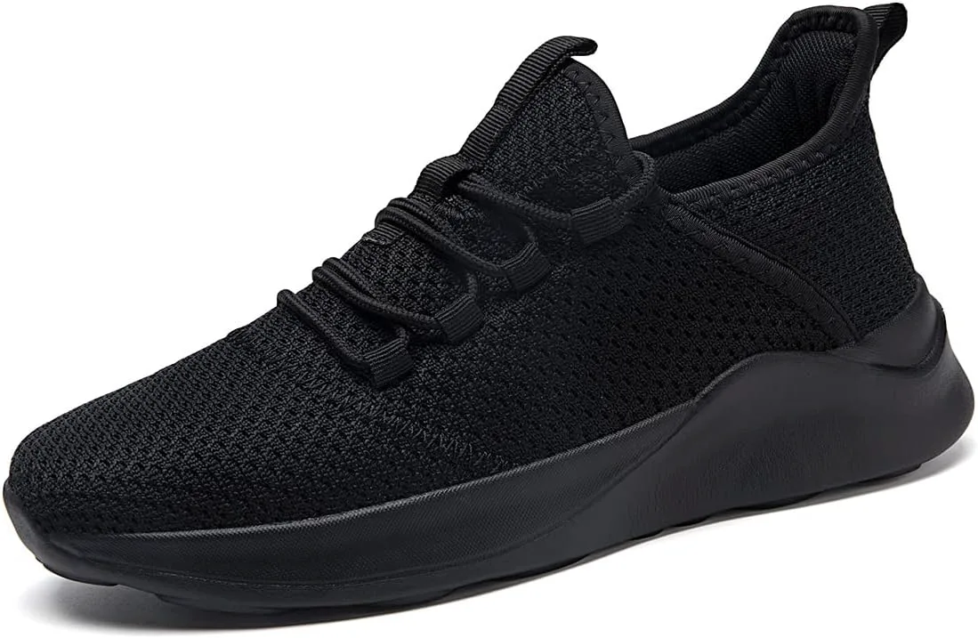 

Мужские кроссовки WYGRQBN Легкие дышащие слипоны для бега, тренировок в зале, тенниса и повседневной моды, черный