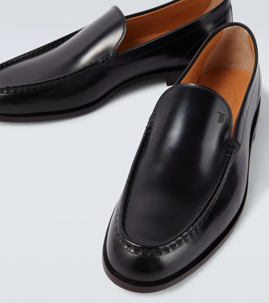 Кожаные лоферы Tod's, черный — фото 3