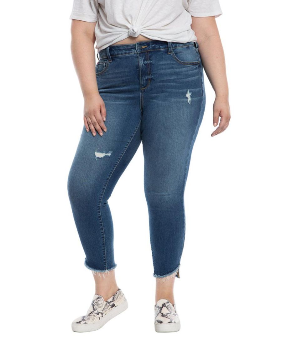 

Женские джинсы с высокой посадкой и зауженными штанинами до щиколотки SLINK Jeans, Jacqueline