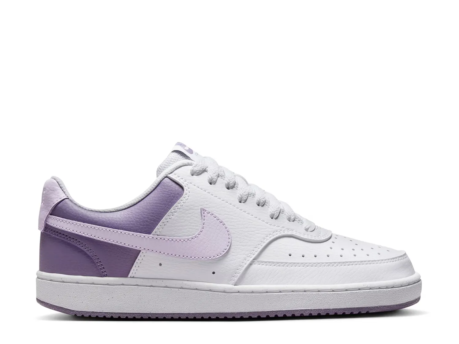 

Кроссовки Court Vision Low Sneaker Nike, белый/фиолетовый