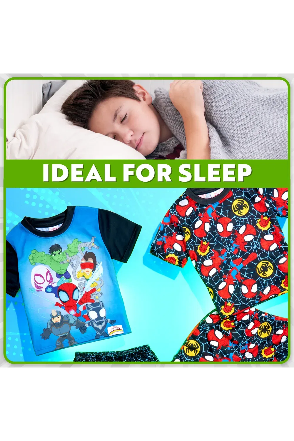 Пижама детская Marvel Spidey 2 Pack Short Pyjama Set, мультиколор — фото 2