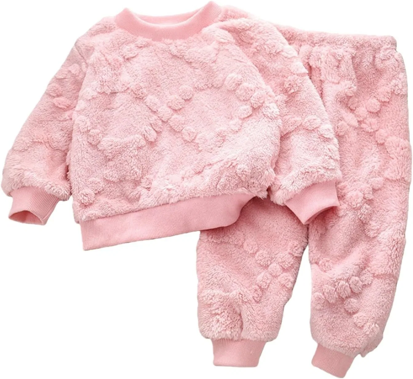 Детский спортивный костюм флисовый, 2 предмета, Pink