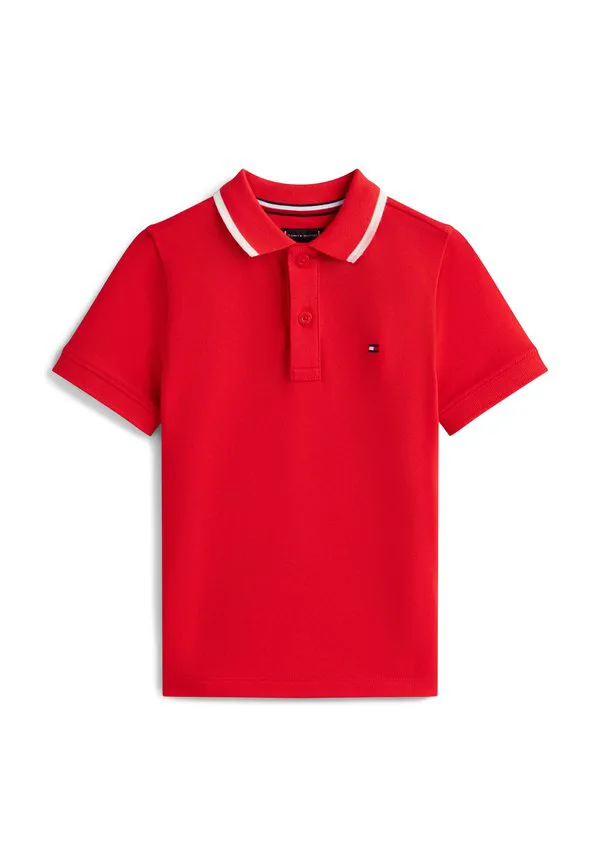 Рубашка-Поло стандартного кроя с волнистым флагом на спине Tommy Hilfiger, Rapid Red — фото 4