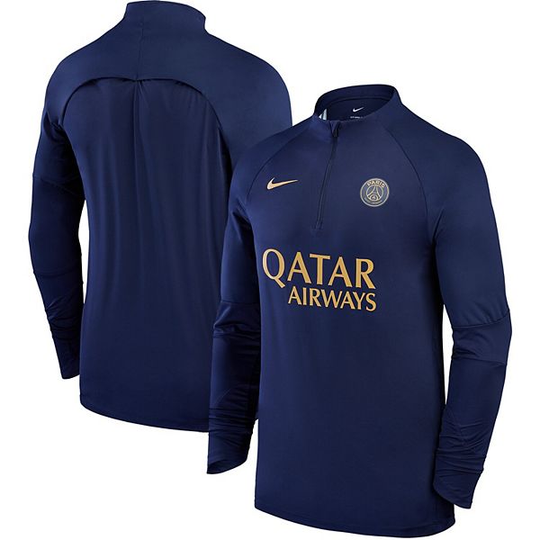 

Мужская синяя толстовка Paris Saint-Germain 2023/24 Strike Drill Raglan с четвертью молнии Nike, Синий, Мужская синяя толстовка Paris Saint-Germain 2023/24 Strike Drill Raglan с четвертью молнии Nike