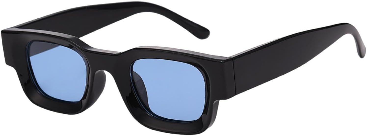 

Поляризованные солнцезащитные очки для женщин, модные ретро-очки, мужские классические винтажные черные панк-очки с защитой от УФ-излучения UV400 SZVVBKK, Blue Unpolarized