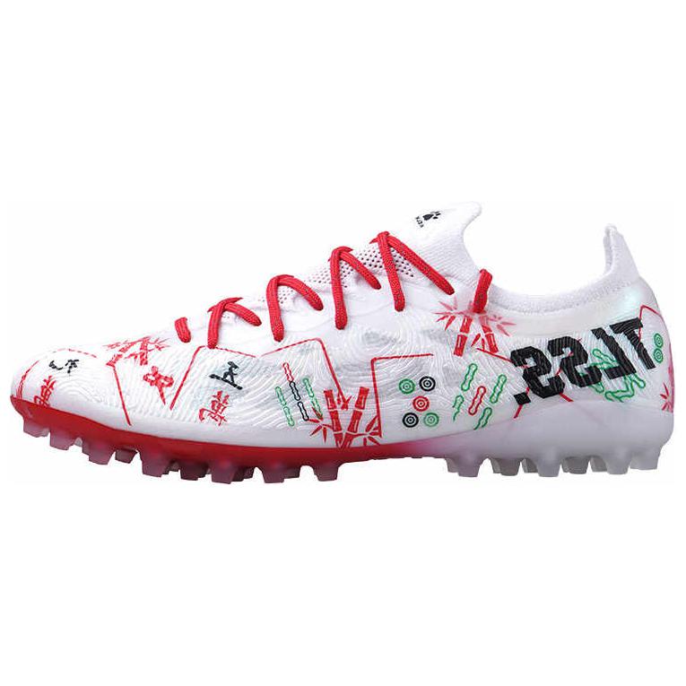 

KELME Футбольные бутсы TLSS x TF с резиновыми шипами и искусственным покрытием, противоскользящие, износостойкие, мужские, белые, красные