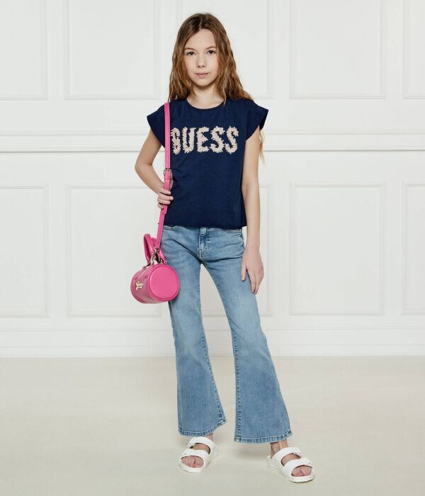 Футболка Guess Loose Fit, синий — фото 2