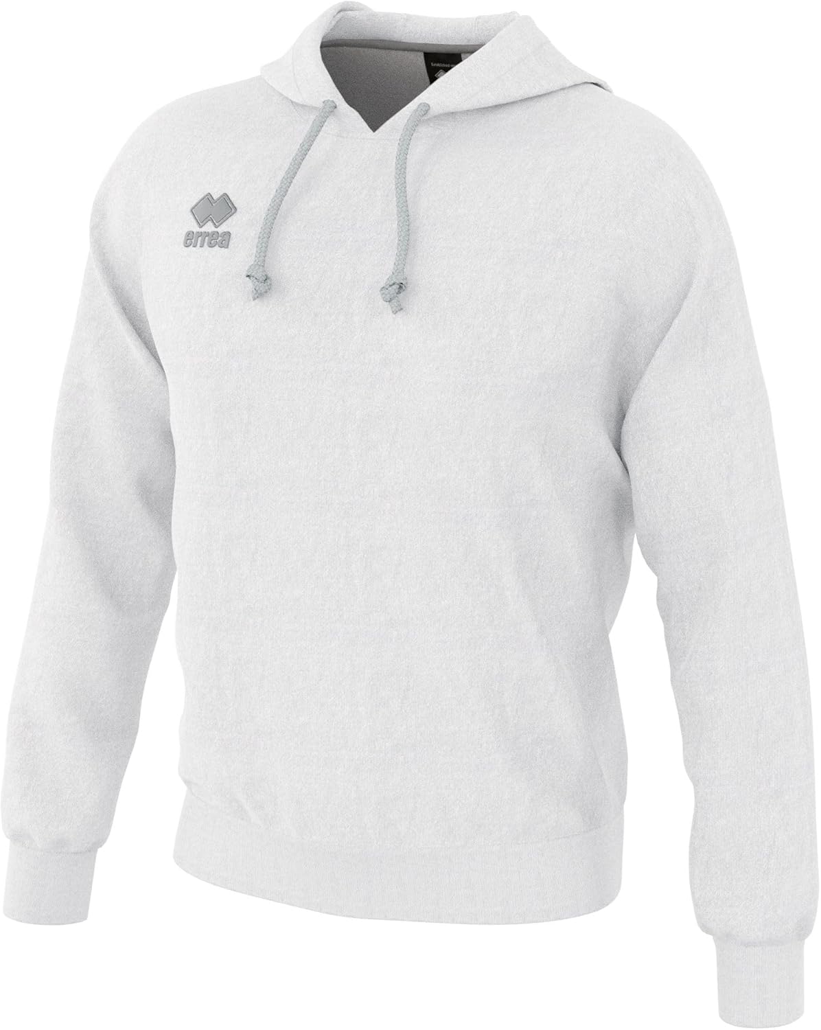 

Худи унисекс ERREA (WARREN 3.0) с вышитым логотипом на груди, ребристыми рукавами, ребристым низом и капюшоном на шнуровке, белый