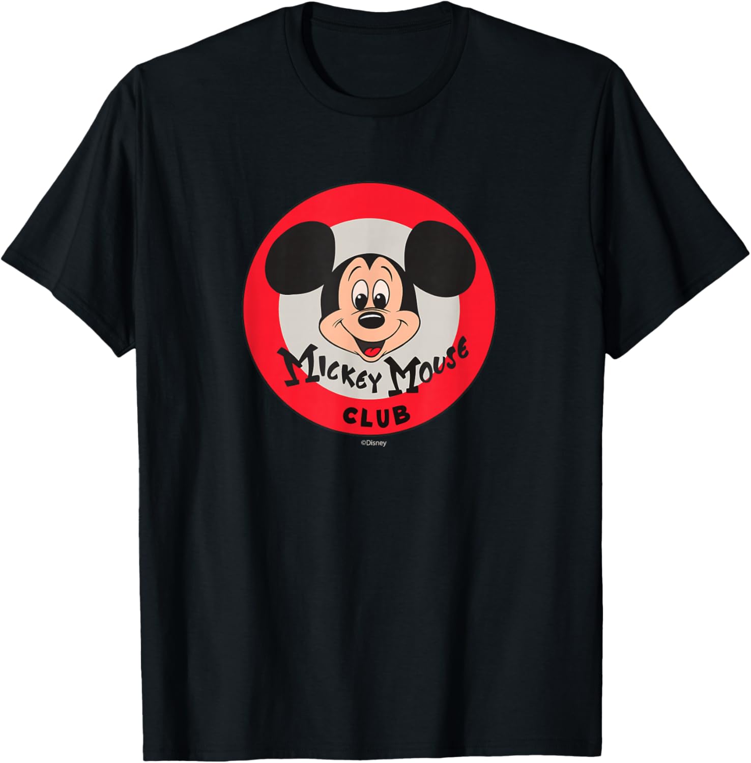 

Футболка Disney 100 Mickey Mouse Club Logo Color Vintage D100, черная