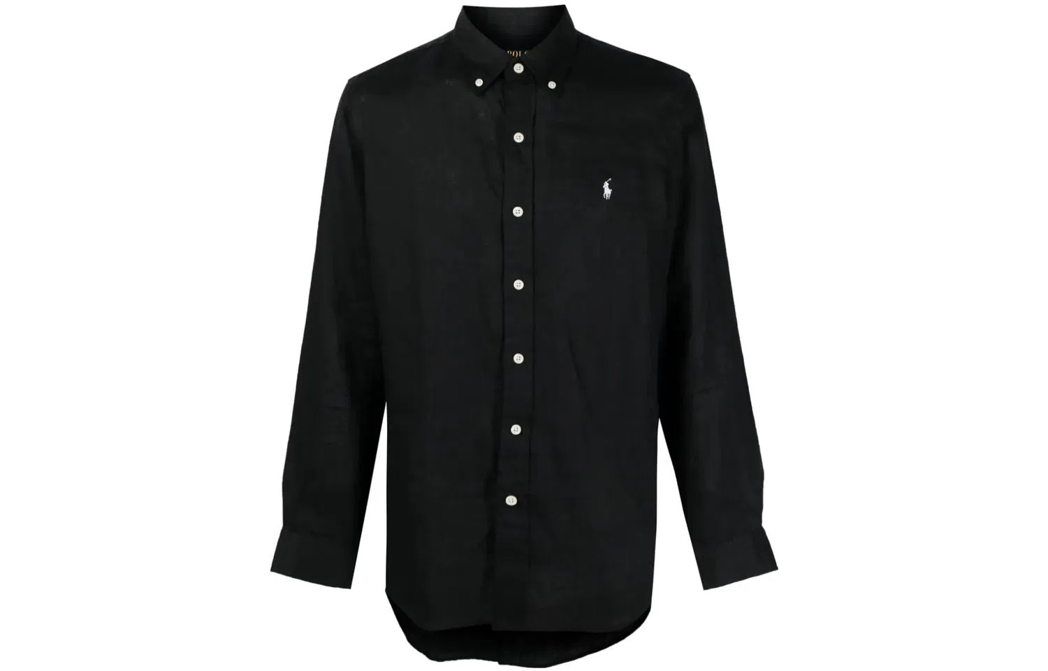 Рубашка на пуговицах с вышитым логотипом Polo Ralph Lauren, Black