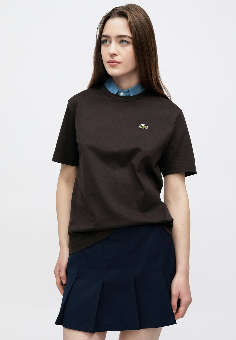 Футболка Lacoste Basic, Черная — фото 4