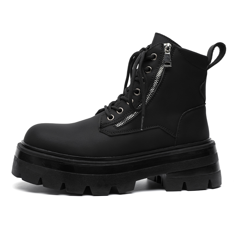 

MODENGPAN Короткие мужские ботинки Martin 4 см, черные