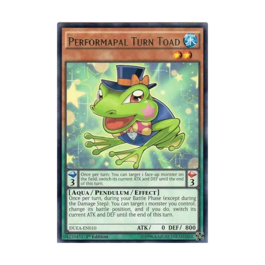 

CCG Перформапаловая жаба-поворот (редкая), Yu-Gi-Oh - Duelist Alliance - Singles