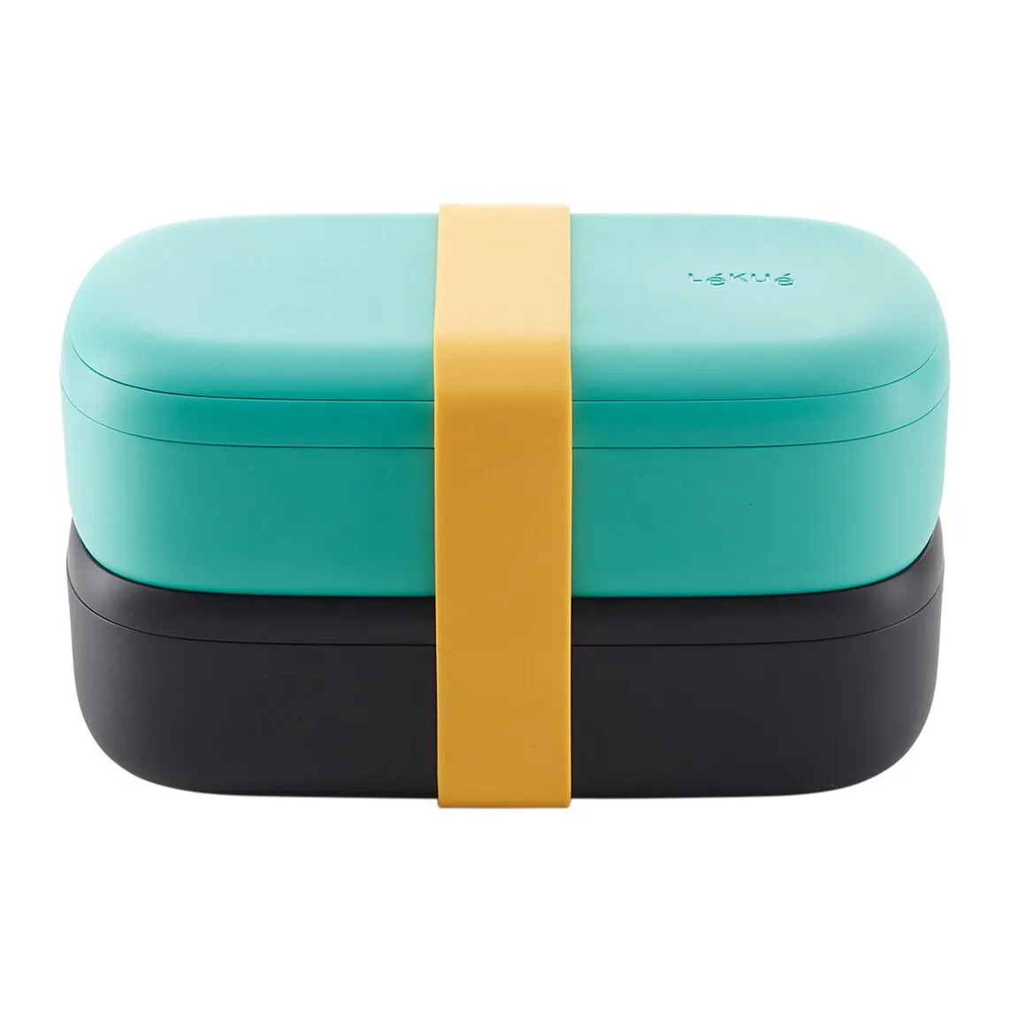 

Lékué Контейнер для еды LunchBox To Go, бирюзовый
