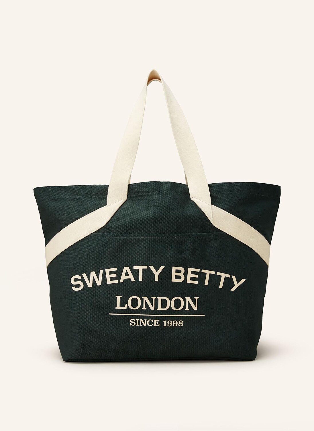 

Пляжная сумка Sweaty Betty, цвет DUNKELGRÜN/ECRU
