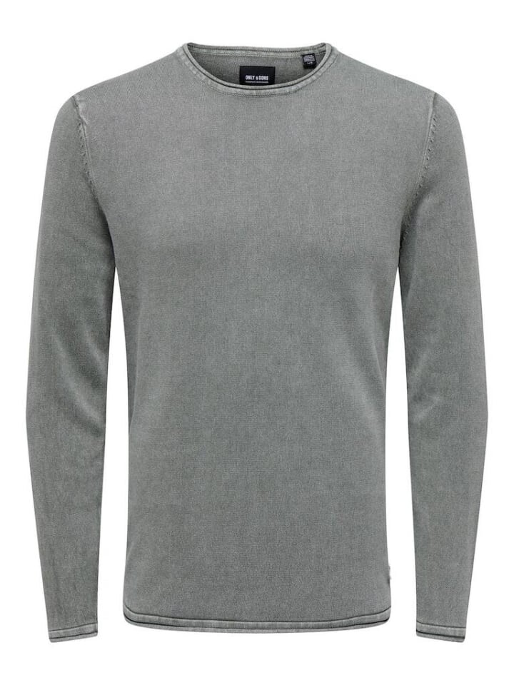 

Пуловер Only&Sons Pullover, цвет Castor Gray