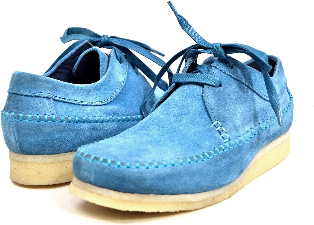 

Британская коллекция Somerset-Low Мужские замшевые туфли на шнуровке British Collection, светло-голубой