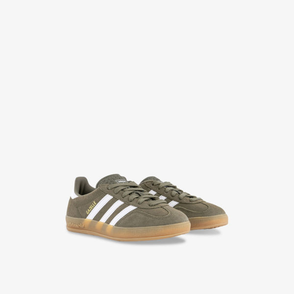 Кроссовки Adida Gazelle для зала из замши, белый — фото 3