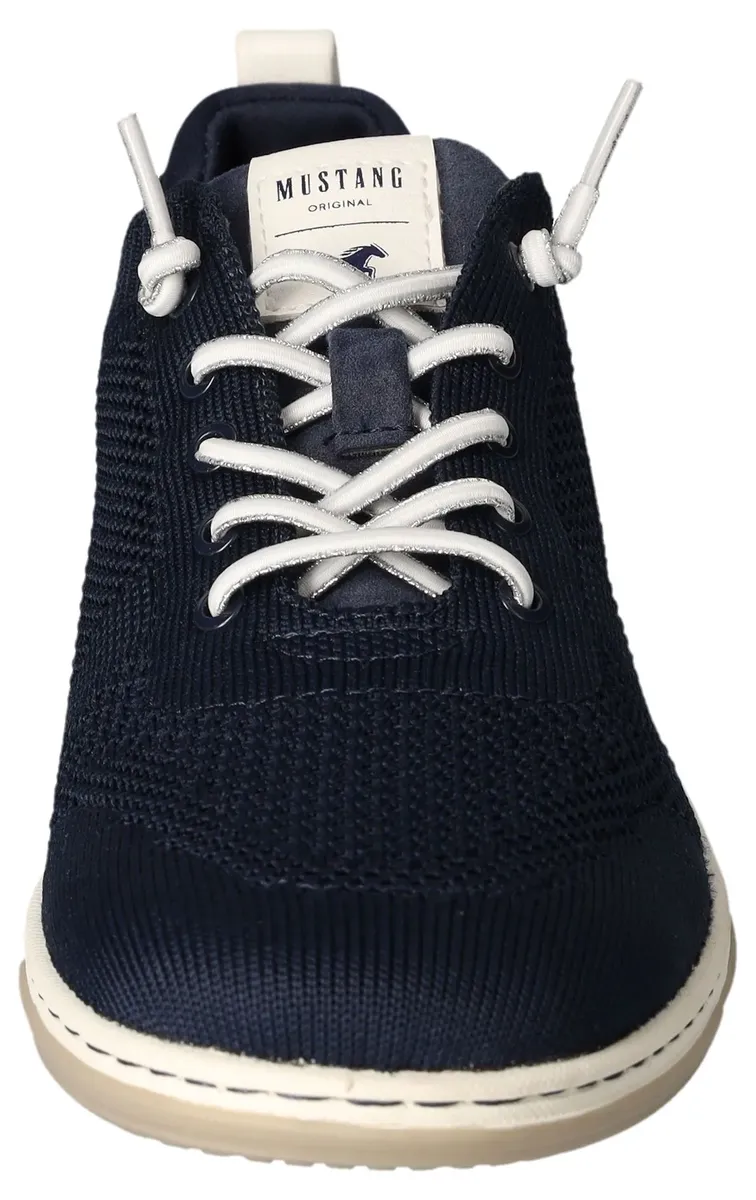 Mustang Shoes слипоны, повседневная обувь, полуботинки, слипоны, на эластичных шнурках, цвет морской волны — фото 4