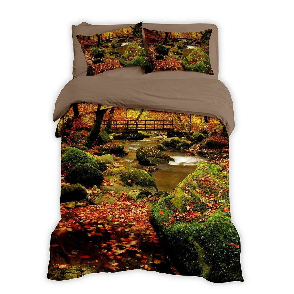 

Постельное белье Dream Sleep Осенний лес 135х200 см + 80х80 см Traumschlaf