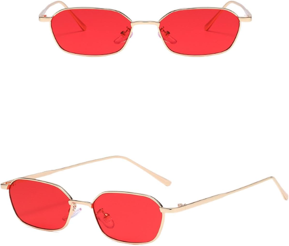 

Солнцезащитные очки с защитой UV400 | Небольшие, в стиле стимпанк, с металлическим градиентом | Для женщин и мужчин, для занятий спортом на открытом воздухе и вождения DSVIGF, 01