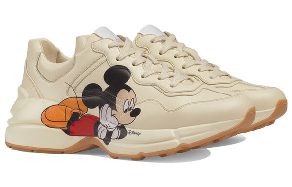 Кроссовки disney x rhyton 'mickey mouse' Gucci, белый — фото 3