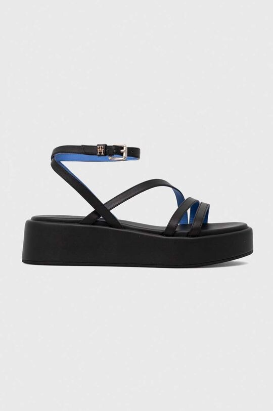 

Кожаные сандалии TH STRAP PLATFORM Tommy Hilfiger, черный