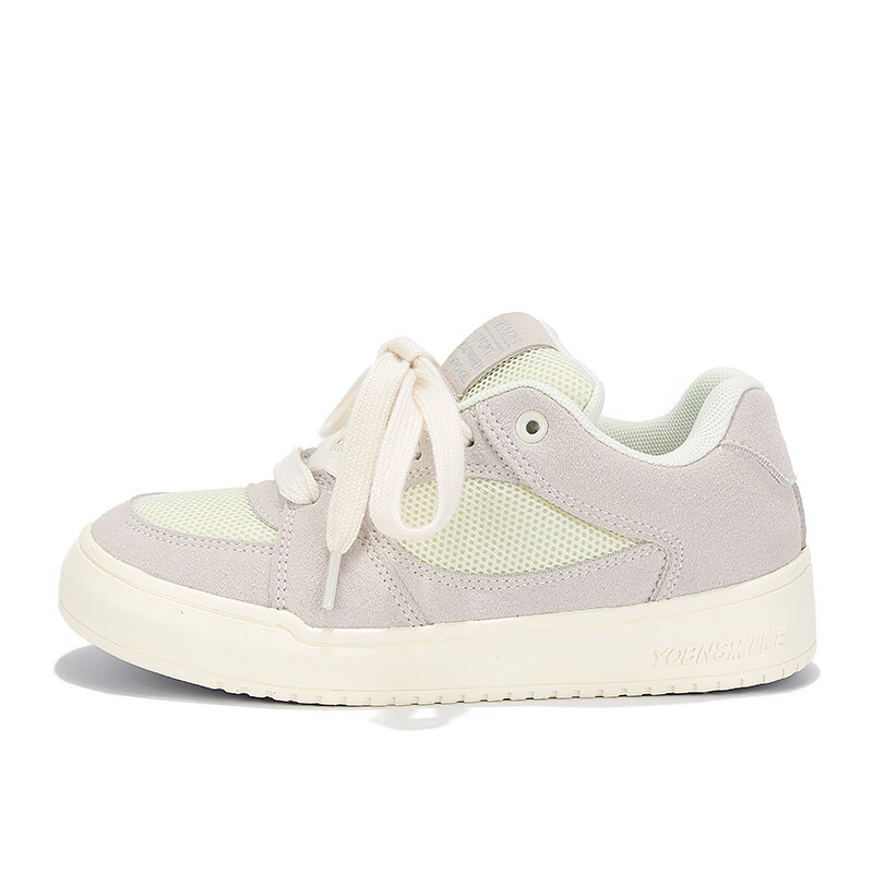 

Кроссовки Yobn Uber Skateboarding Shoes Women's Low-top Beige, бежевый