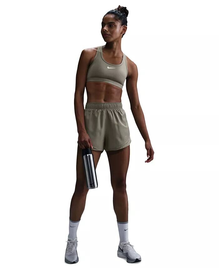 

Женские шорты для бега Tempo Dri-FIT со средней посадкой и подкладкой Nike, зеленый