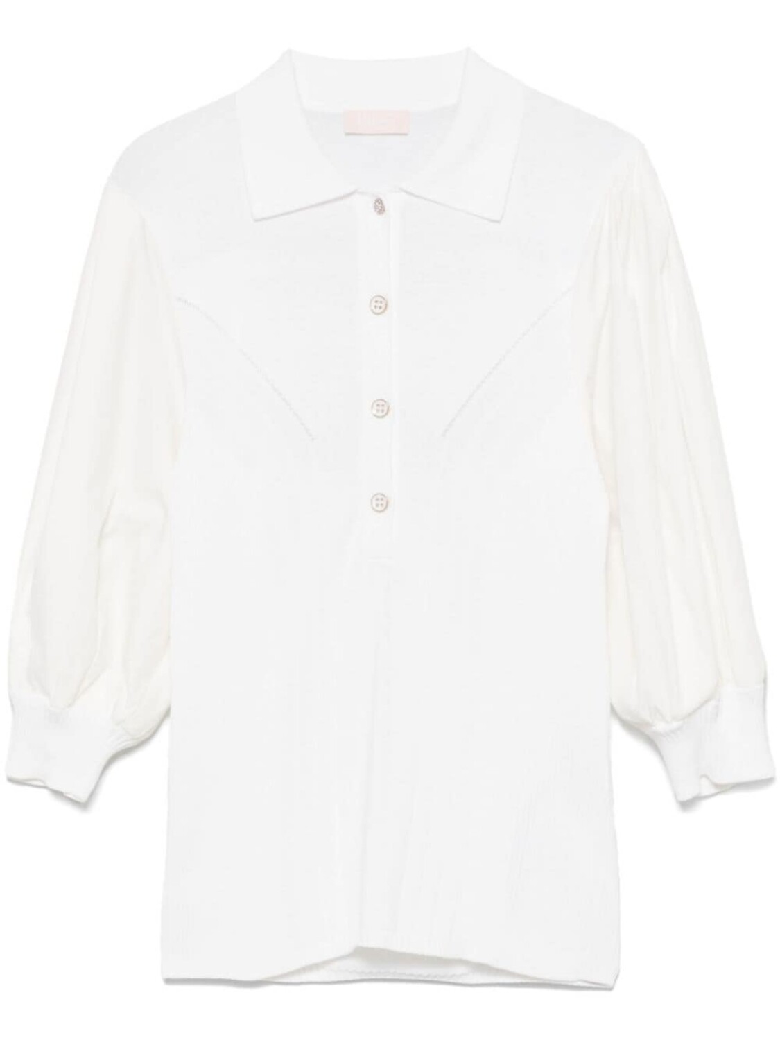 

LIU JO трикотажная рубашка поло, белый