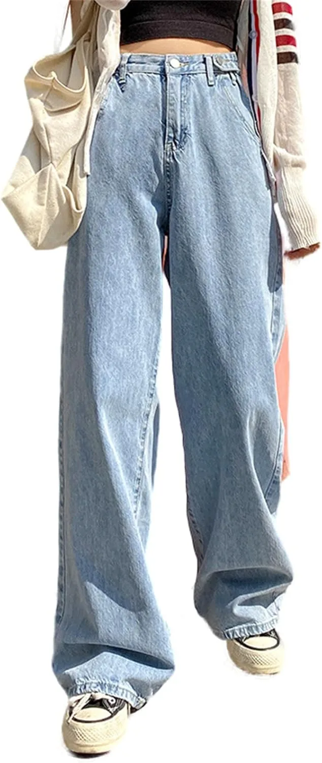 

Женские джинсы high waist wide leg