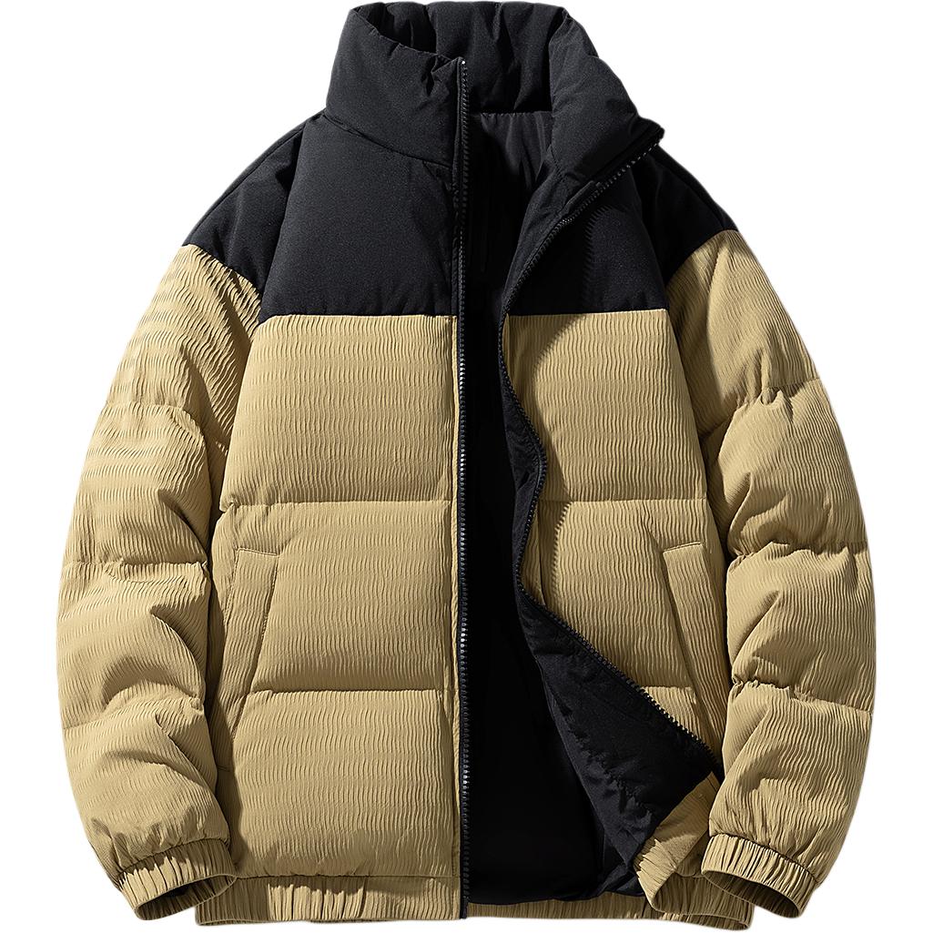 

Пуховик Unisex Stand Collar Thickened ZIAREL, коричневый