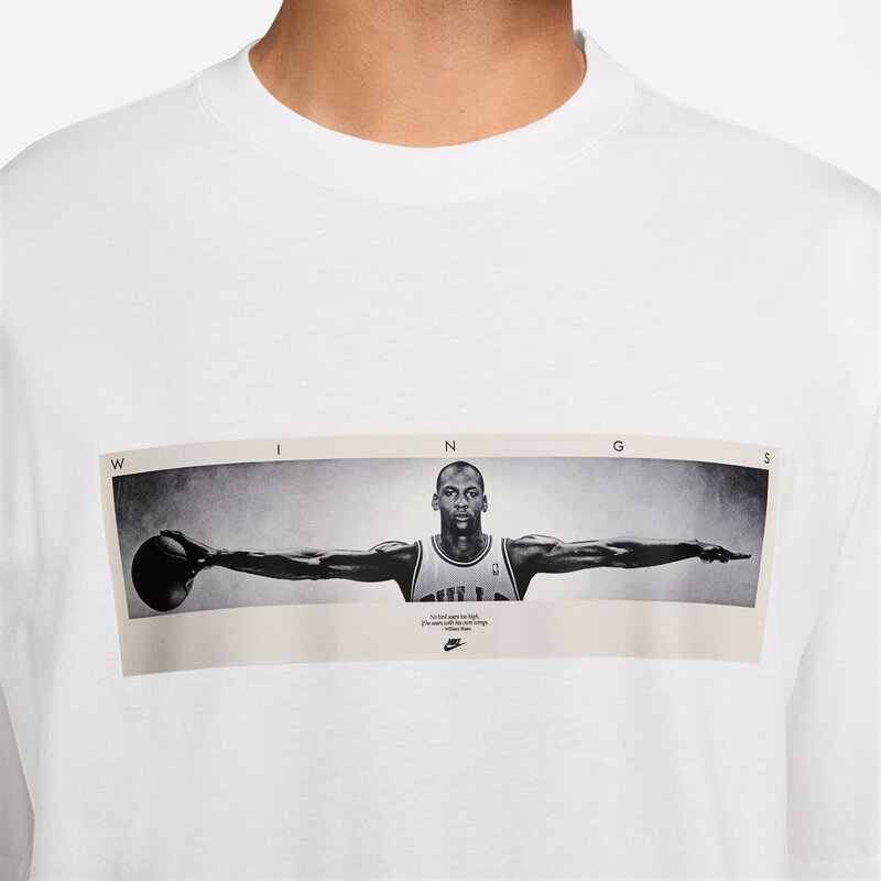 Футболка болельщика MJ NC Wings фото SS Crew Nike, мультиколор — фото 4