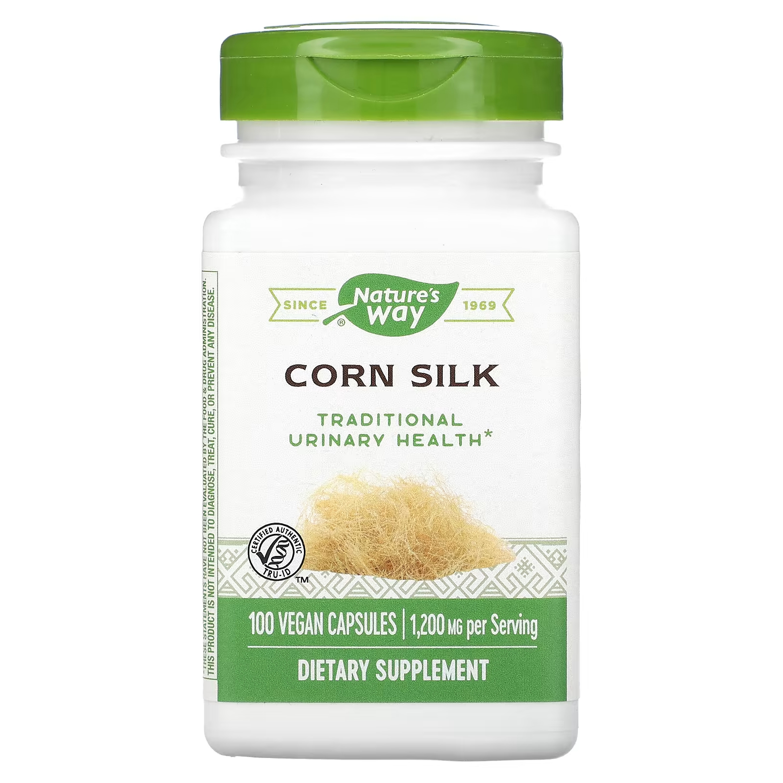 

Добавка Nature's Way Corn Silk 1200 мг, 100 веганских капсул