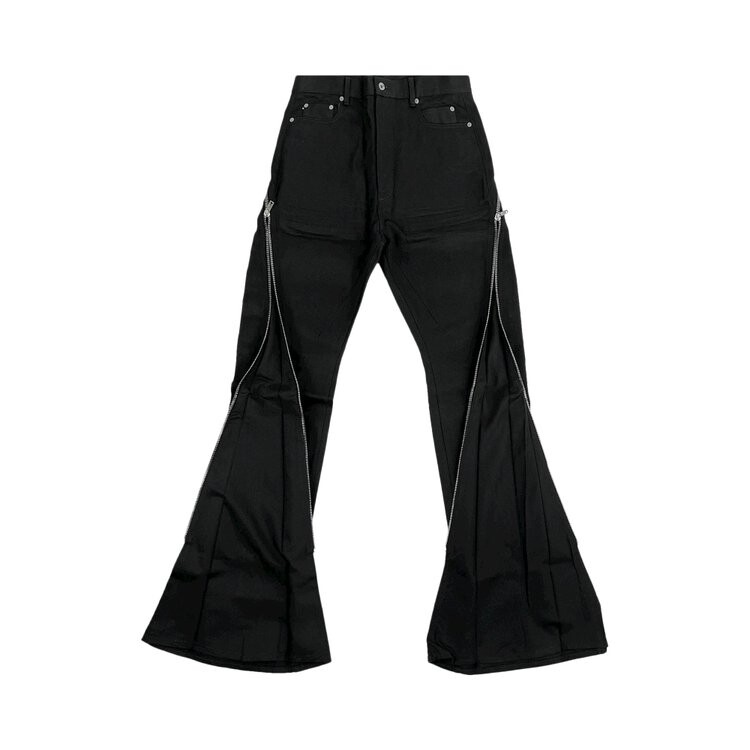 

Брюки Rick Owens Bolan Banana High Waist Slim Trousers, черный